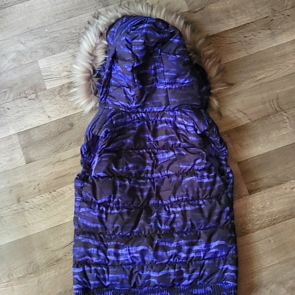 ❄️MERRELL FEATHERLESS VEST WITH FAUX FUR HOOD, SZ SMALL - Picture 12 of 12